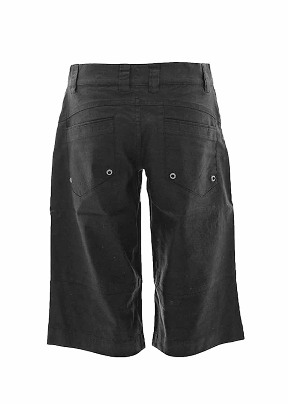 mens hemp 3/4 cargo dress shorts