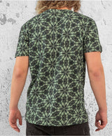 men's psychedelic print geometric t-shirt 