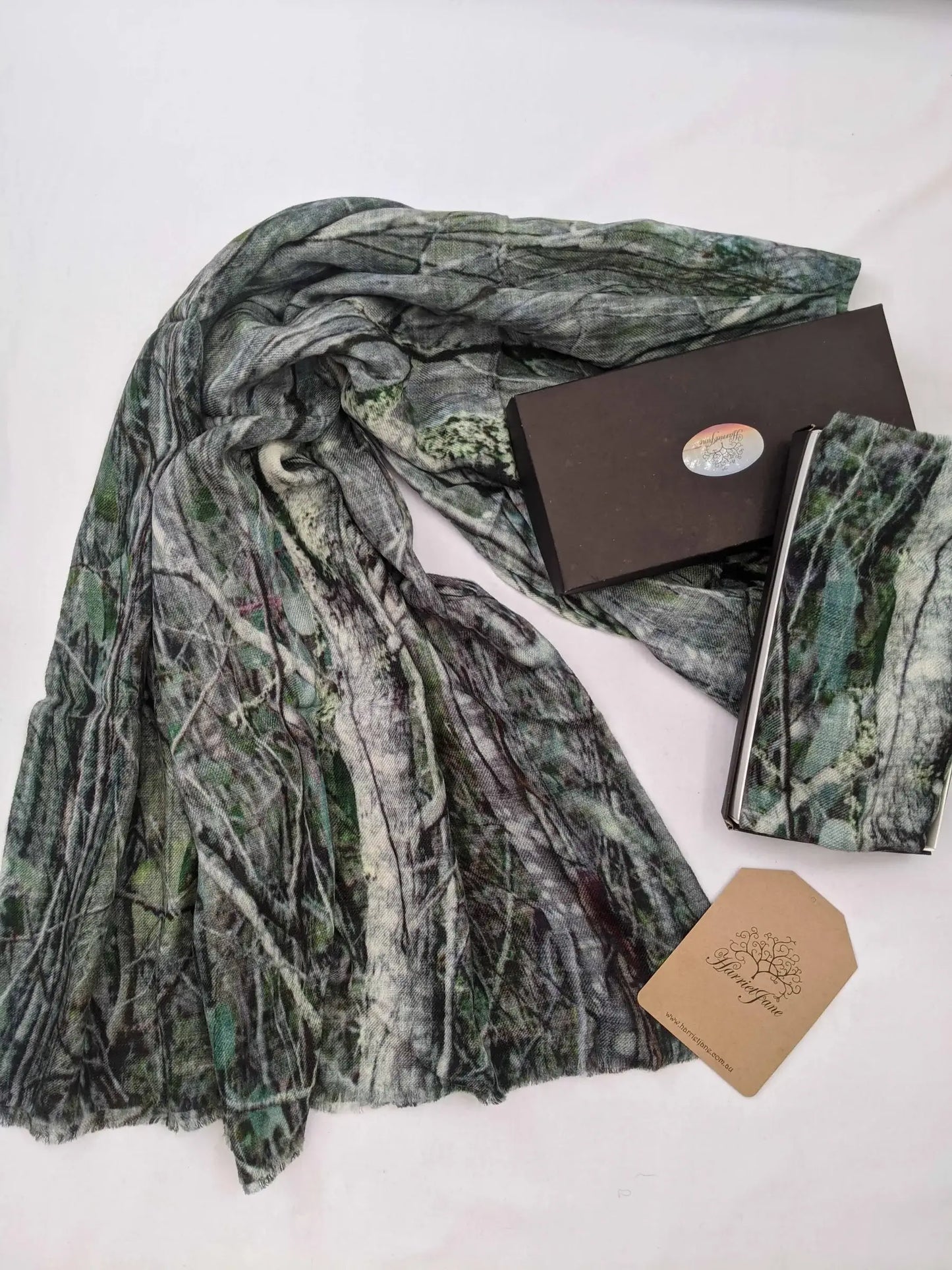 Harriet Jane "Mt Beauty" Silk and Wool Scarf