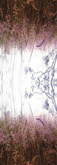 harriet jane pink flowering grasses cashmere and model scarf tantrika sustainable fashion australia