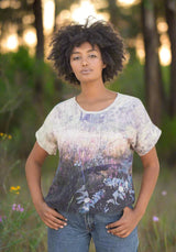 Harriet Jane Wildflower Bushland Linen Top Tantrika Australia Sustainable Fashion