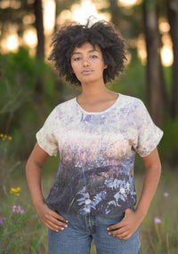 Harriet Jane Wildflower Bushland Linen Top Tantrika Australia Sustainable Fashion