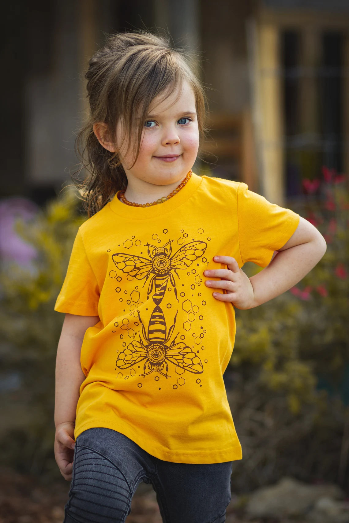 izwoz kids bee tshirt yellow at tantrika fashion australia