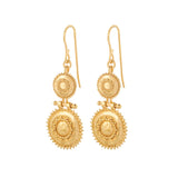 brass earrings by nakila