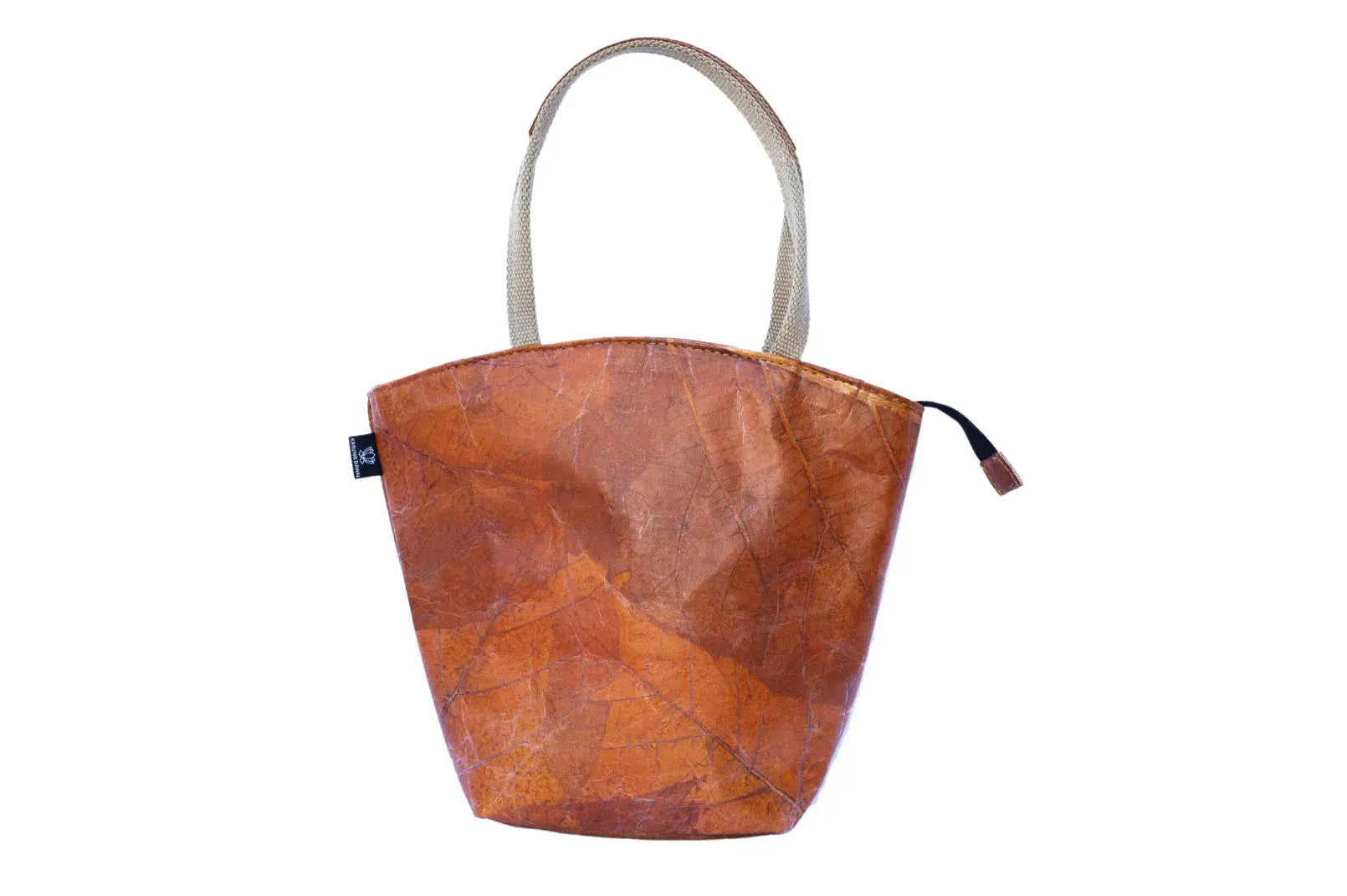 ladies leaf leather  tote bag