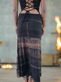 long skirt with 2 front splits