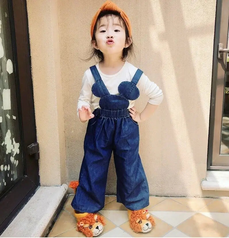 kids felt lion slippers