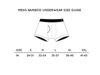 grass tree print bamboo mens boxers