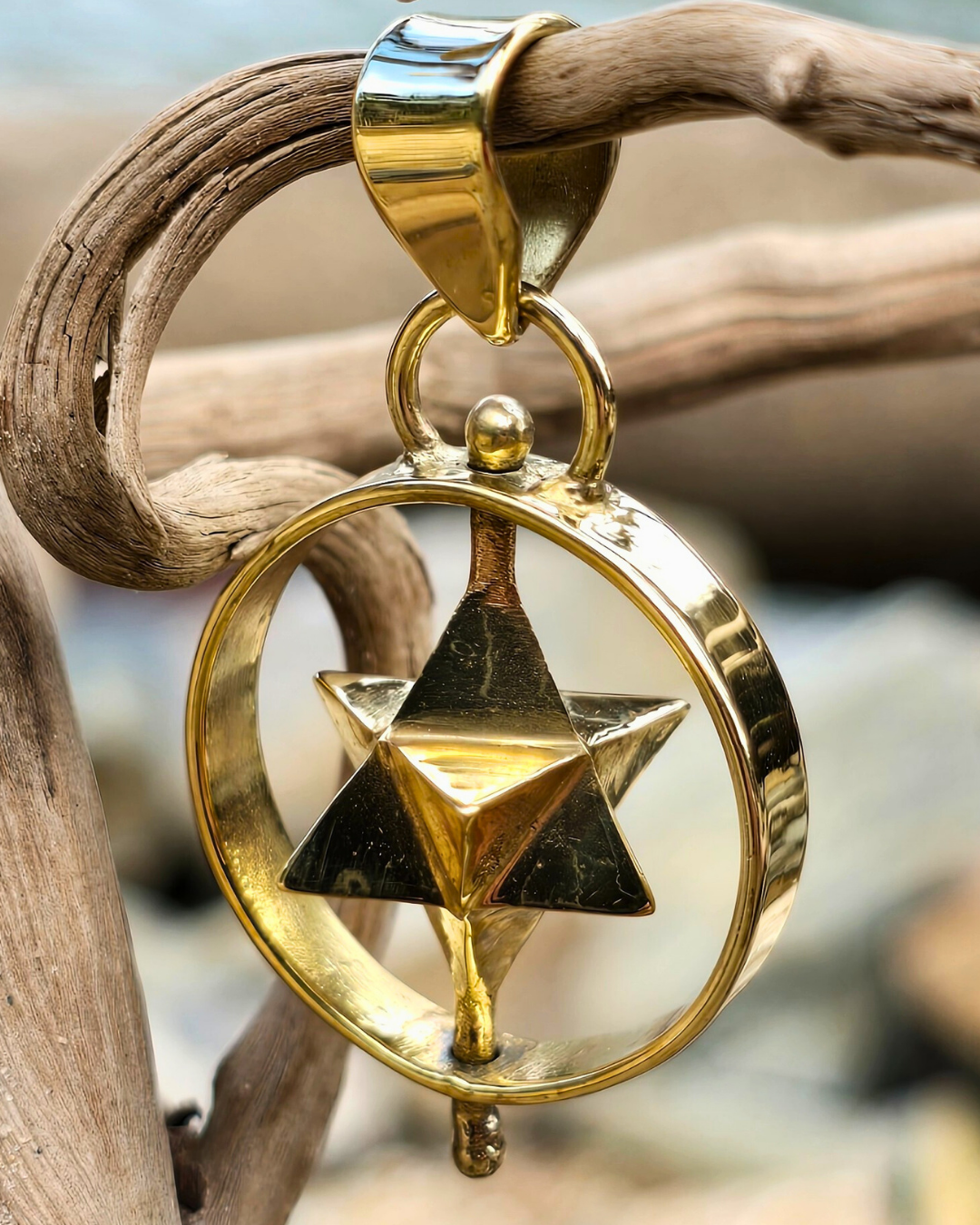 merkaba pendant necklace tantrika jewellery australia sustainable fashion