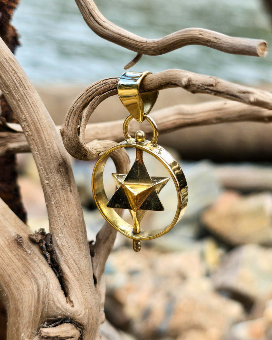 merkaba pendant necklace tantrika jewellery australia sustainable fashion