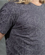 mens geometric mexi print t-shirt
