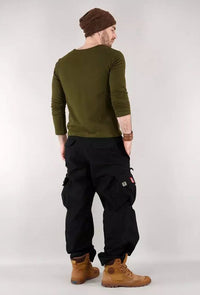 Molecule Venture Pants 45019 black unisex cargo pants back view