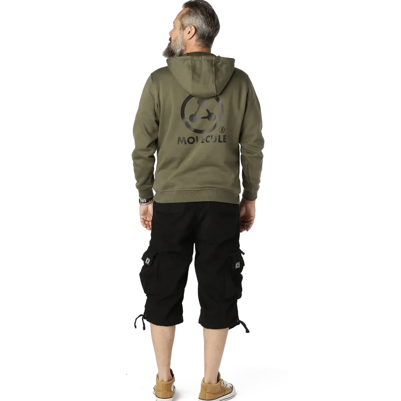 mens molecule cargo shorts