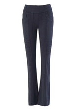 Dark gray pants on a white background