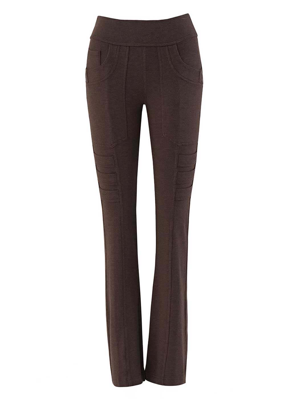 Brown pants on a white background