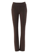 Brown pants on a white background