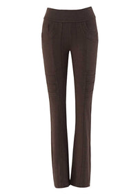 Brown pants on a white background