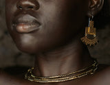 nakila naia brass earrings 