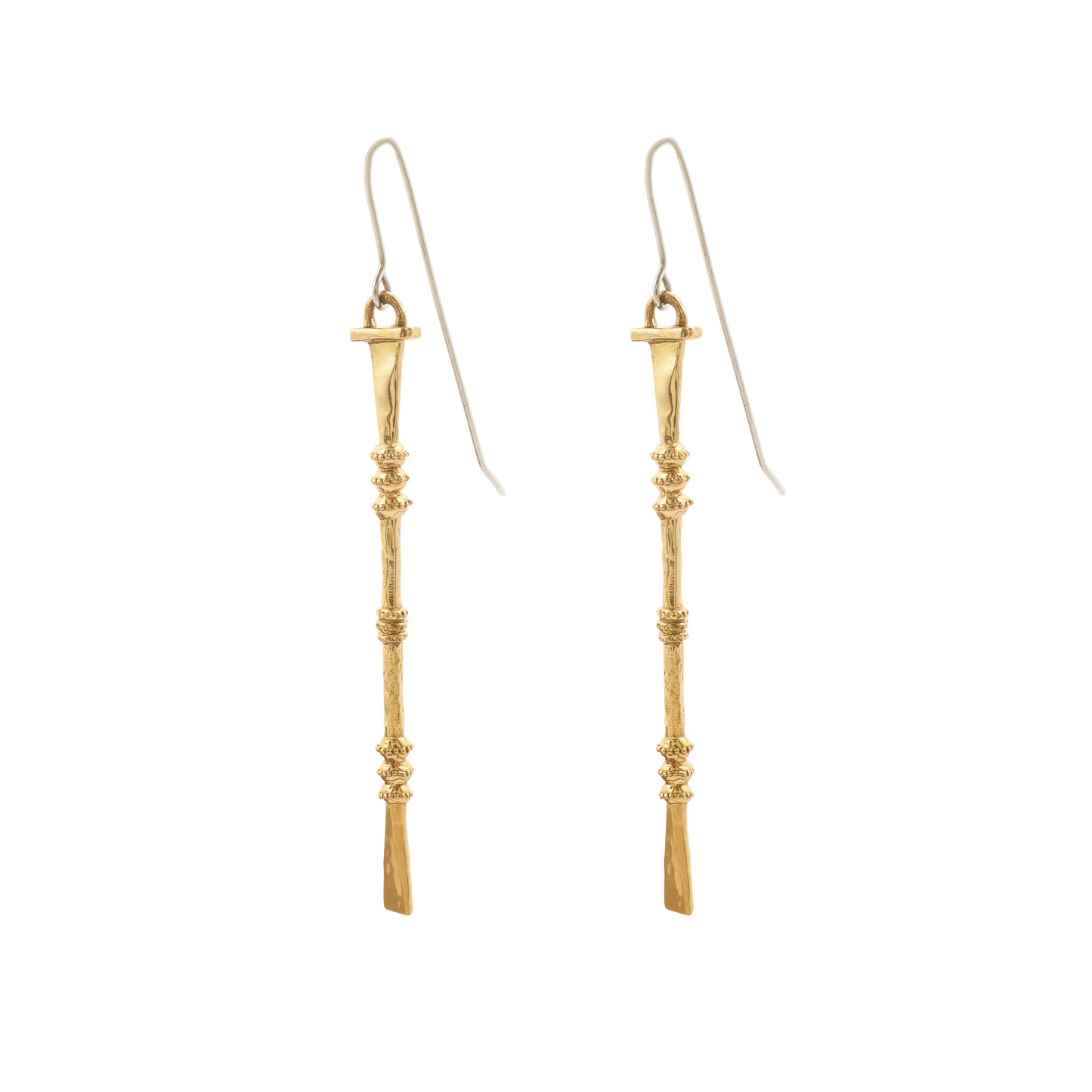 Nia earrings - brass 