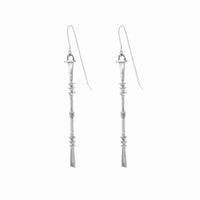 Nia Earrings - White Brass 