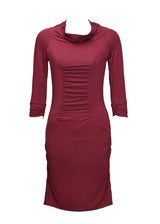 Nomads Hemp Wear Red Darling Dress with pockets, womens sustainable ethical clothing brand, Tantrika Australia.