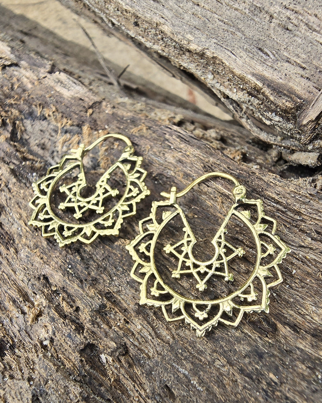 nova mandala earrings tantrika jewellery sustainable fashion australia