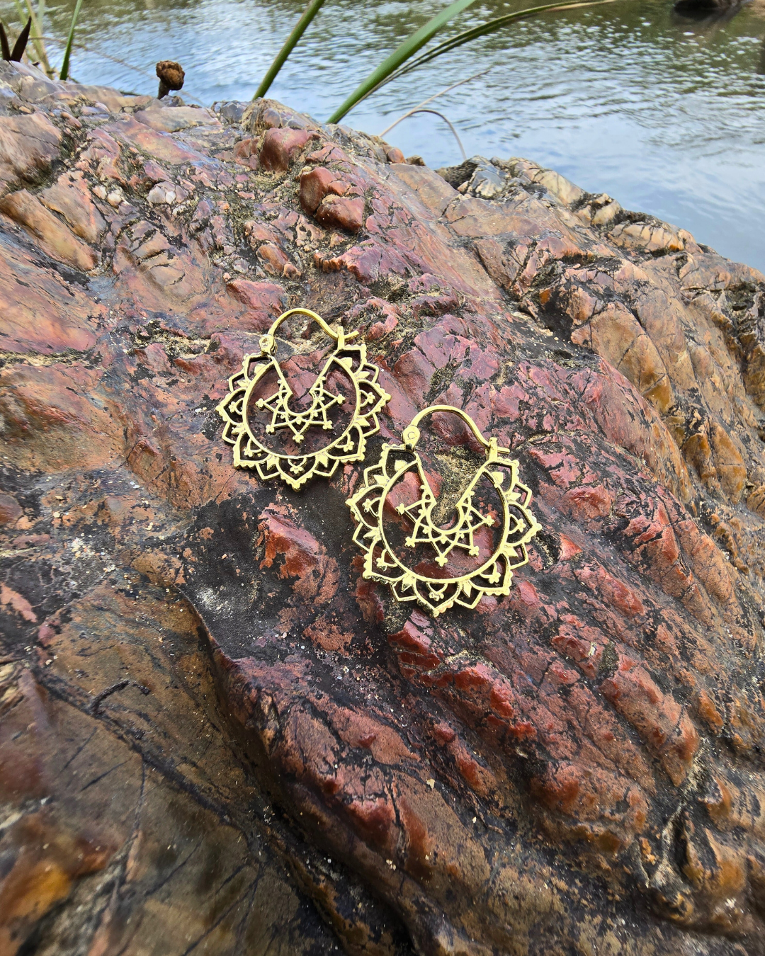nova mandala earrings tantrika jewellery sustainable fashion australia