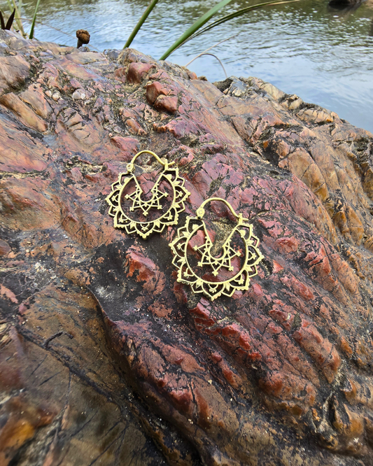nova mandala earrings tantrika jewellery sustainable fashion australia