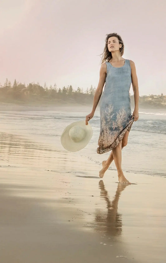 harriet jane ocean grasses tank dress