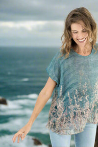 harriet jane linen top one size ocean view