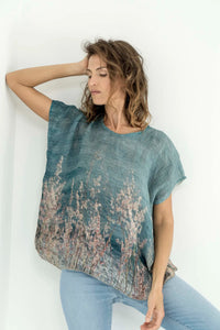 harriet jane linen top one size ocean view