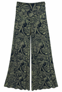 Front view of Tantrika Octopus Pants showing the detailed octopus and tentacle print