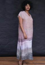 Harriet Jane - Pink Salt Lake Maxi Kaftan