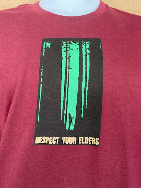 "Respect Your Elders" Men's Cotton Wearable Art Shirt