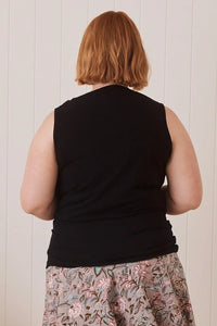 rosa cowl neck cotton top by mahashe