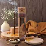 incense burning with a vase 