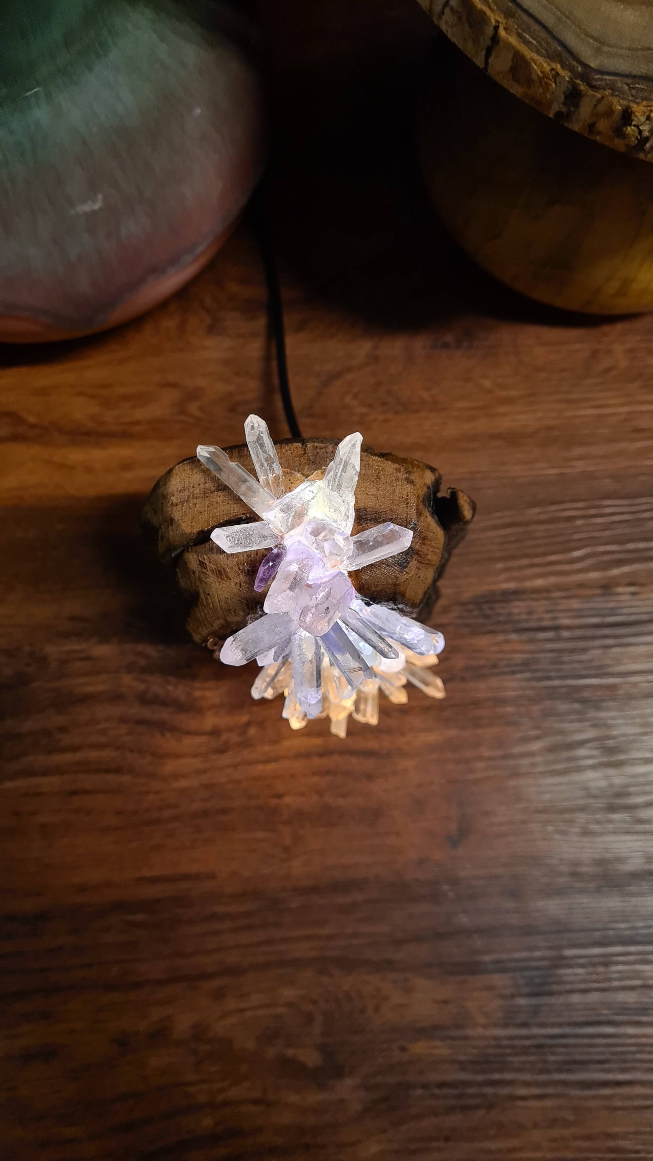 shantelle crystal lamp-clear quartz