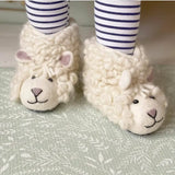 hand made felt sheep kids slippers