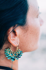 shellby paua shell carved earrings