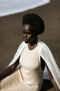 Shivani Hoops - White Brass