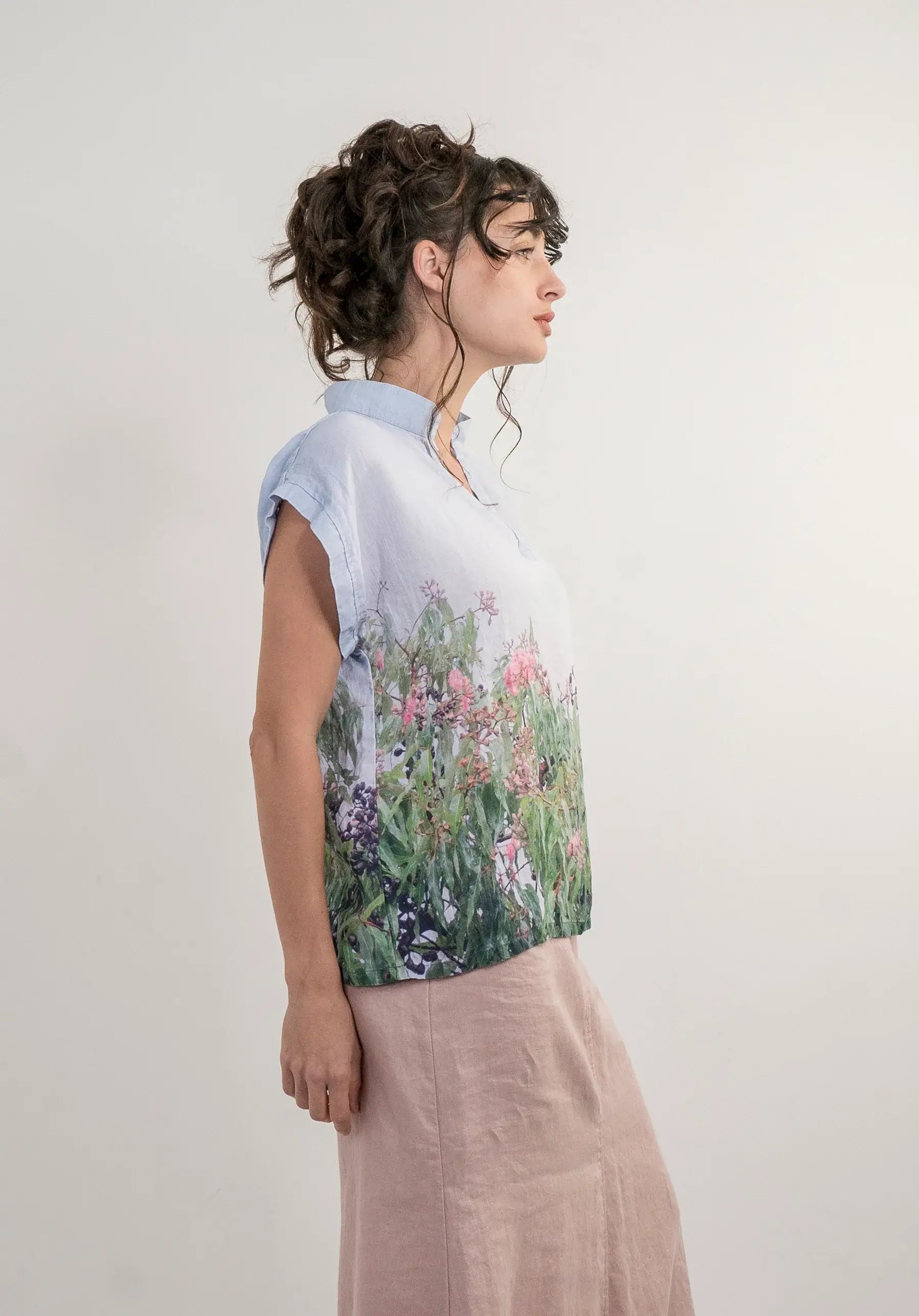 Harriet Jane Hemp Tee Strawberry Gum
