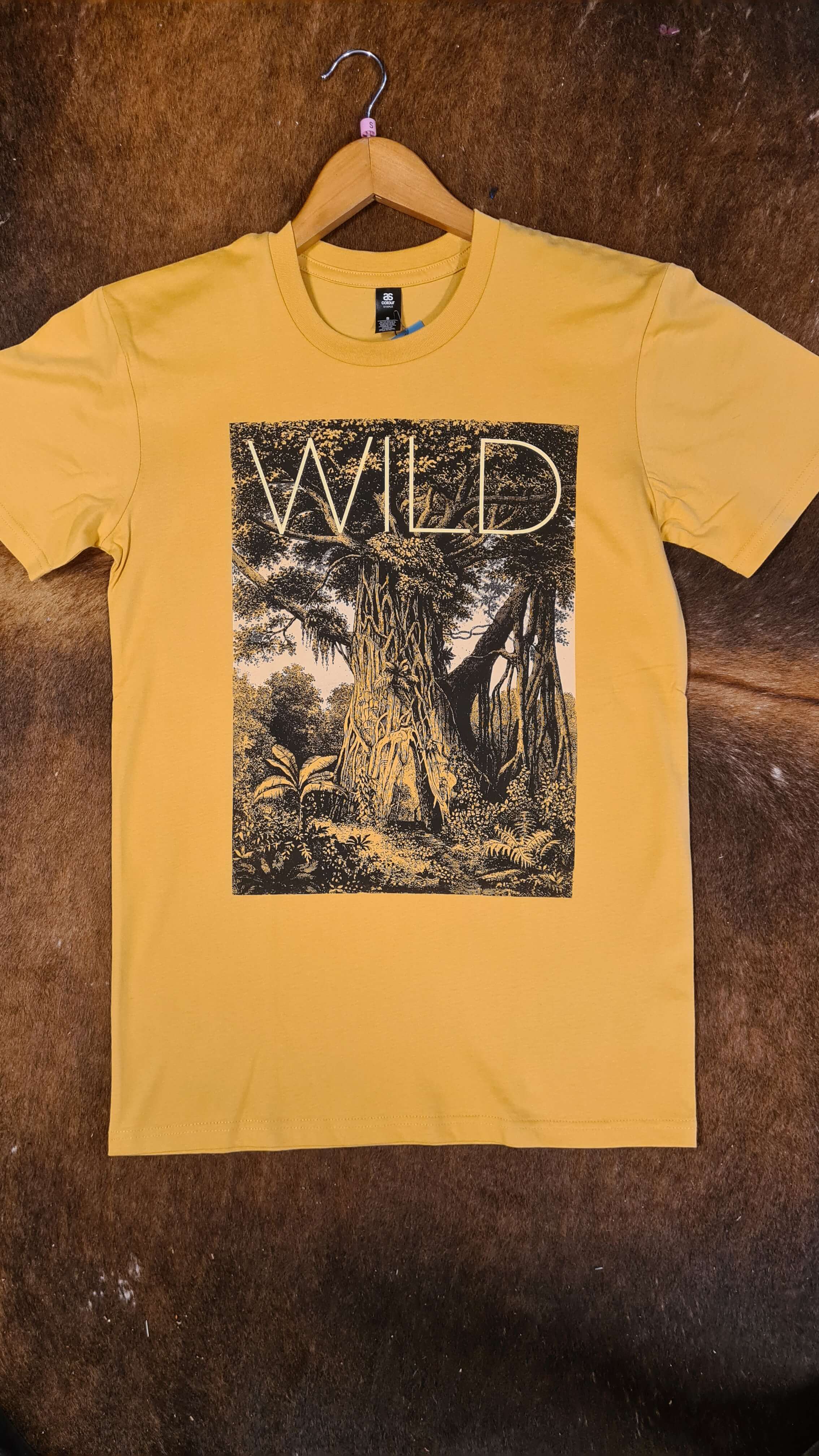 wild mens cotton tshirt