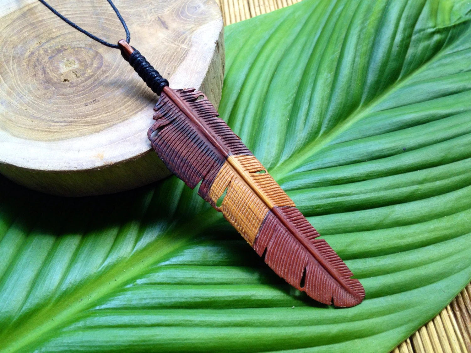 Feather Tribe Flight Feathers Pendant - Large
