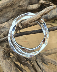 trinity silver connect bracelets 