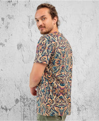 mens mudra festival cotton tshirt back image