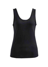 Black tank top on a white background