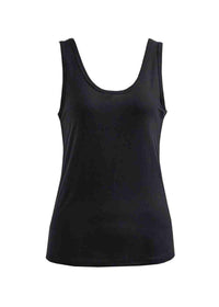 Black tank top on a white background