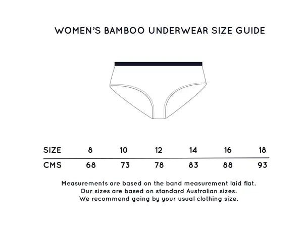 ladies print bamboo underwear by peggy and finn
