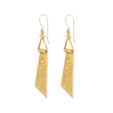 Zahi Earrings White or Brass