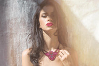 Batucada Indian Pink Necklace - Tantrika Clothing